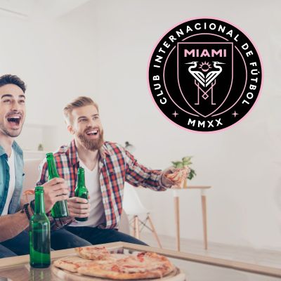 Soccer Wall Decals - Soccer Team Logos - Inter Miami CF