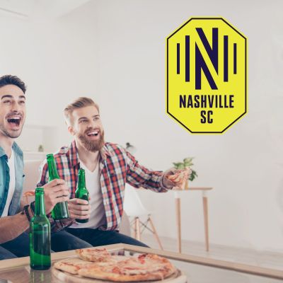 Soccer Wall Decals - Soccer Team Logos - Nashville SC