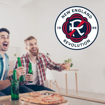 Soccer Wall Decals - Soccer Team Logos - New England Revolution