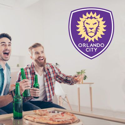 Soccer Wall Decals - Soccer Team Logos - Orlando City Soccer Club