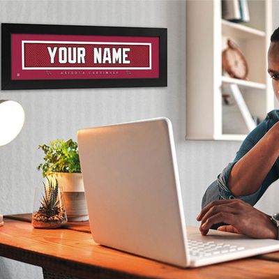 Arizona Cardinals Custom Print Name Plate