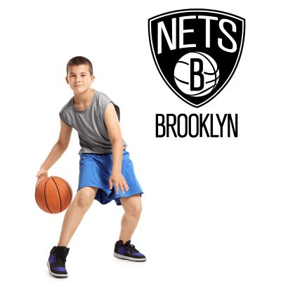 Basketball Wall Decals - Basketball Team Logos - Brooklyn Nets