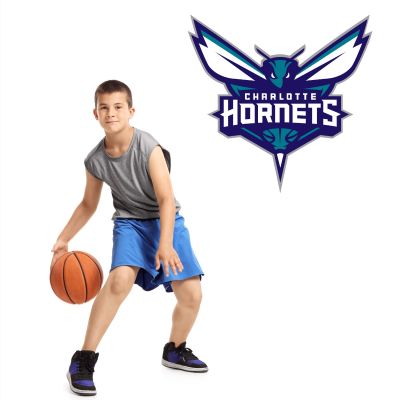 Basketball Wall Decals - Basketball Team Logos - Charlotte Hornets