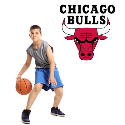 Basketball Wall Decals - Basketball Team Logos - Chicago Bulls