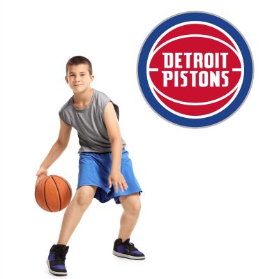 Basketball Wall Decals - Basketball Team Logos - Detroit Pistons