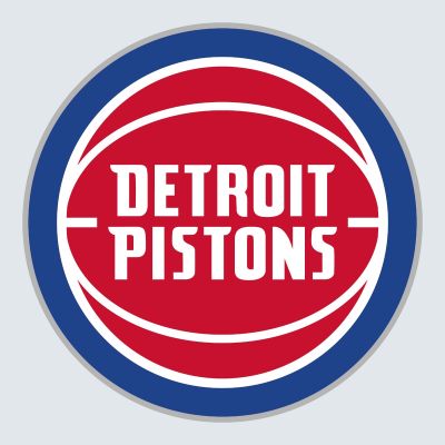 Basketball Wall Decals - Basketball Team Logos - Detroit Pistons