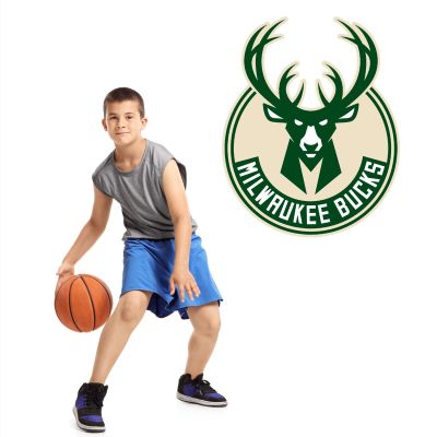 Basketball Wall Decals - Basketball Team Logos - Milwaukee Bucks