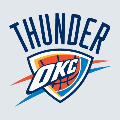 Basketball Wall Decals - Basketball Team Logos - Oklahoma City Thunder