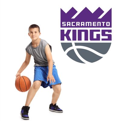 Basketball Wall Decals - Basketball Team Logos - Sacramento Kings
