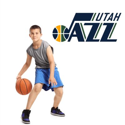 Basketball Wall Decals - Basketball Team Logos - Utah Jazz