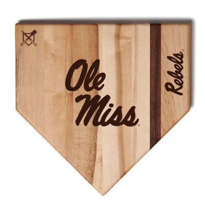 Ole Miss Rebels Baseball Home Plate Cutting Board
