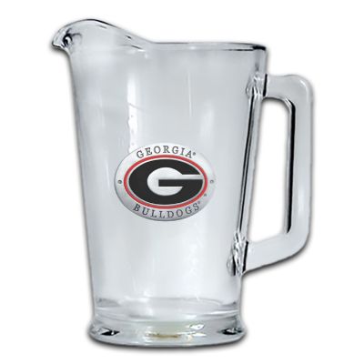 Georgia Bulldogs Glass Pitcher