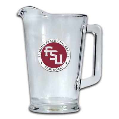 Florida State University Glass Pitcher