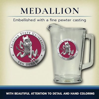 Arizona State-Sparky Logo Glass Pitcher