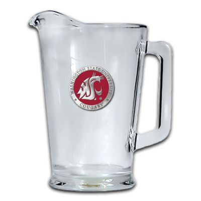 Washington State University Cougars Glass Pitcher