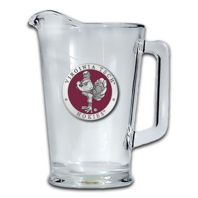 Virginia Tech Hokies Glass Pitcher