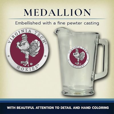 Virginia Tech Hokies Glass Pitcher