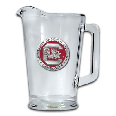 University of South Carolina Gamecocks -  Glass Pitcher