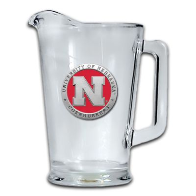 University of Nebraska Cornhuskers -  Glass Pitcher