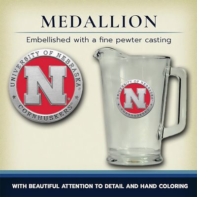 University of Nebraska Cornhuskers -  Glass Pitcher