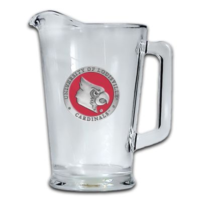 University of Louisville Cardinals  Glass Pitcher