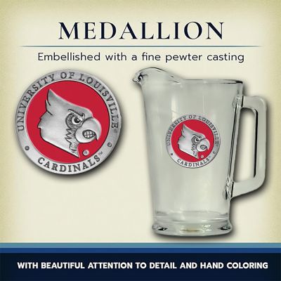 University of Louisville Cardinals  Glass Pitcher