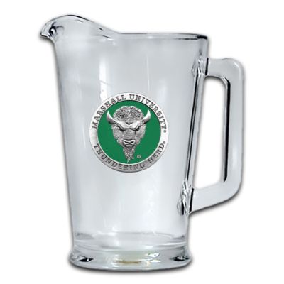Marshall Thundering Herd  Glass Pitcher