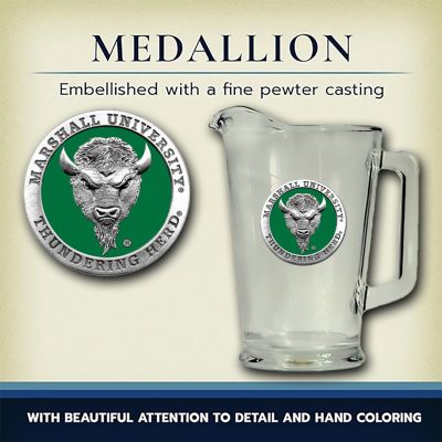 Marshall Thundering Herd  Glass Pitcher