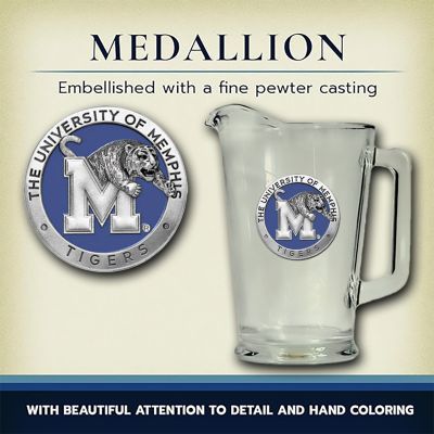 University of Memphis Tigers  Glass Pitcher