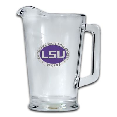LSU Tigers Glass Pitcher