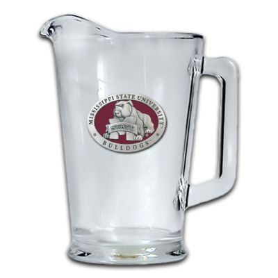 Mississippi State University Bulldogs -  Glass Pitcher