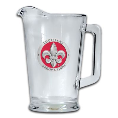 Louisiana Ragin' Cajuns Glass Pitcher