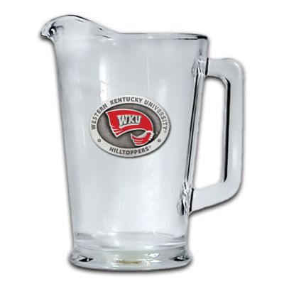 Western Kentucky University Hilltoppers Glass Pitcher
