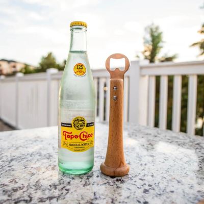 Atlanta Braves Baseball BBQ Pickoff Bottle Opener