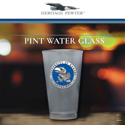 University of Kansas Jayhawks Pint Glass