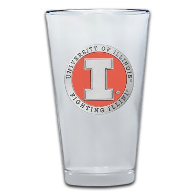 Illinois Fighting Illini Pint Glass