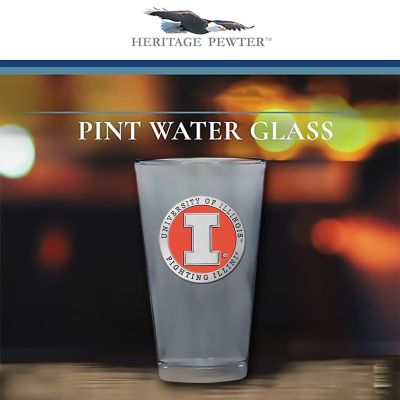 Illinois Fighting Illini Pint Glass