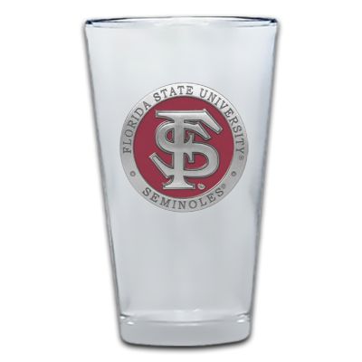 Florida State University - FS Logo Pint Glass