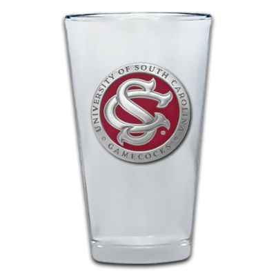 South Carolina Gamecocks SC Logo Pint Glass