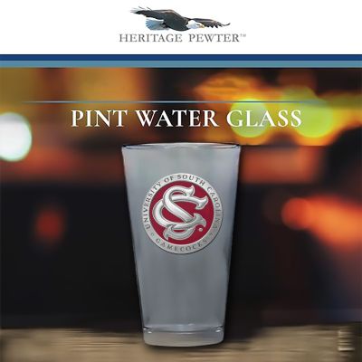 South Carolina Gamecocks SC Logo Pint Glass