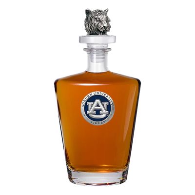 Auburn University Tigers Royal Decanter with 3D Topper