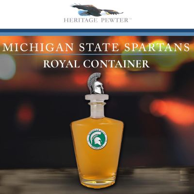 Michigan State Spartans Royal Decanter with 3D Topper