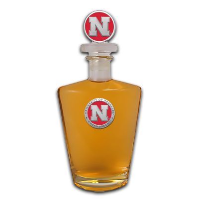 University of Nebraska Cornhuskers Royal Decanter with 3D Topper