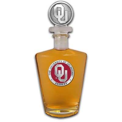University of Oklahoma Sooners Royal Decanter with 3D Topper