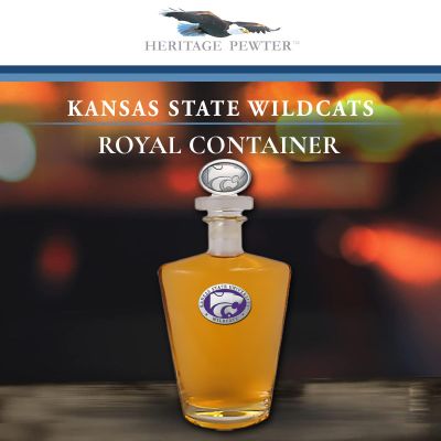 Kansas State Wildcats Royal Decanter with 3D Topper