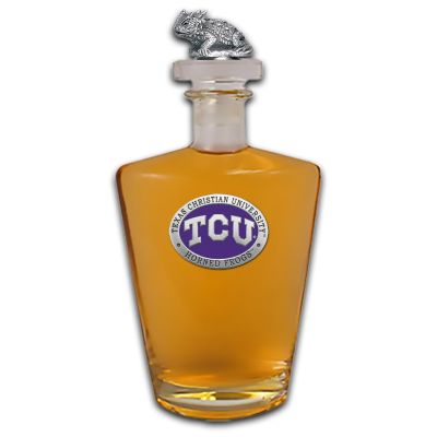 Texas Christian University - Horned Frogs Royal Decanter with 3D Topper