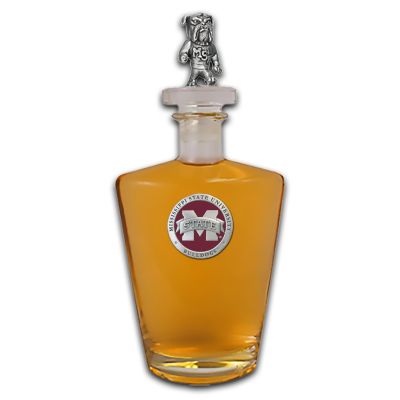Mississippi State University "M" Logo Royal Decanter with 3D Topper