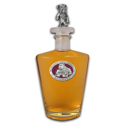 Mississippi State University Bulldogs Royal Decanter with 3D Topper