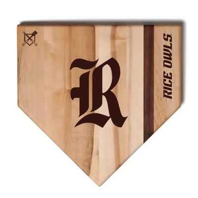 Rice University Owls Baseball Home Plate Cutting Board