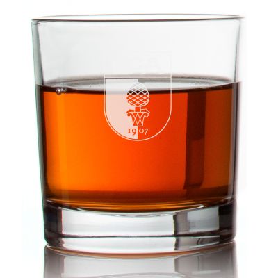 Engraved FC Augsberg Rocks Glass - La Liga Spain Football - Personalized Whiskey Glasses - Man Cave Gift Ideas - Gifts For Him - Soccer Fanatic - 2pcs